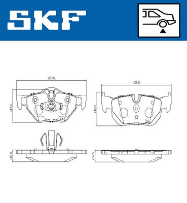 Brake Pad Set, disc brake VKBP 90095