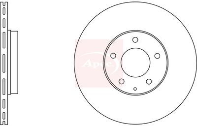 APEC Brake Disc DSK2572