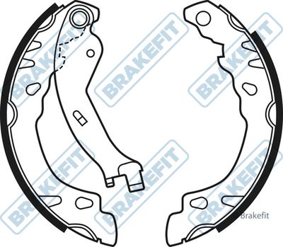 APEC Brake Shoe Set BSH1047