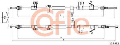 COFLE 10.5392 Деталь для FORD TRANSIT CONNECT V408 Автофургон / микроавтобус 1.6 TDCi