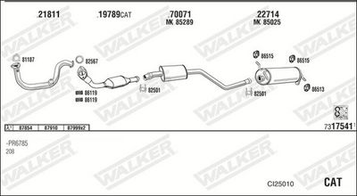 SISTEM DE ESAPAMENT WALKER CI25010