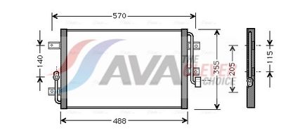 KONDENSATOR KLIMAANLAGE