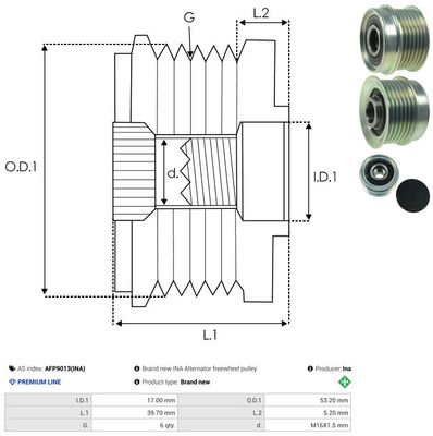 SISTEM ROATA LIBERA GENERATOR AS-PL AFP9013INA 3