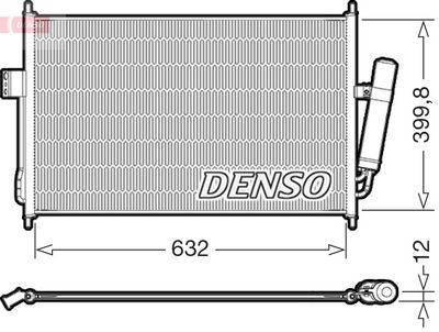 Skraplacz, klimatyzacja DENSO DCN99084