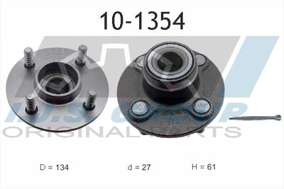 IJS GROUP 10-1354 Подшипник ступицы  для NISSAN MICRA II (K11) 1.0 i 16V