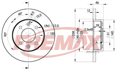 FREMAX BD-4286 Тормозные диски для IVECO TRAKKER AD 190T38 W, AT 190T38 W FREMAX BD-4286 Тормозные диски для IVECO TRAKKER AD 190T38 W, AT 190T38 W
