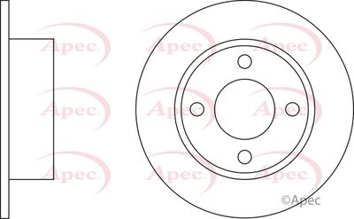 Brake Disc APEC DSK155