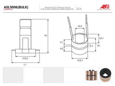 slipering, generator AUTOSTARTER ASL9006(BULK)