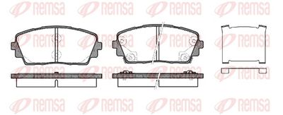 Brake Pad Set, disc brake 1481.02