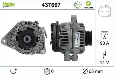 GENERATOR VALEO 437667