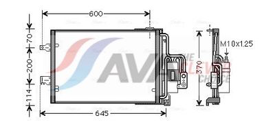 CONDENSATOR CLIMATIZARE AVA Clever Choice OLA5385D