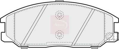 APEC Brake Pad Set, disc brake PAD1237
