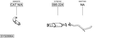ABGASANLAGE BOSAL SYS09964