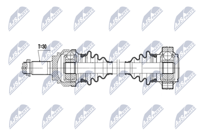 полуоска NTY NPW-BM-212