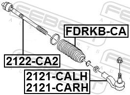 Bellow, steering FDRKB-CA