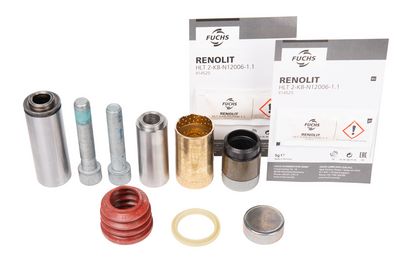 Remklauw reparatieset (gids, Verzegeling) Achter/Voor Links/Rechts