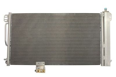 A/C condensator (met droger) past: MERCEDES C (CL203), C T-MODEL (S203), C (W203), CLK (A209), CLK (C209), SLK (R171) 1.8-5.5 05.00-02.11