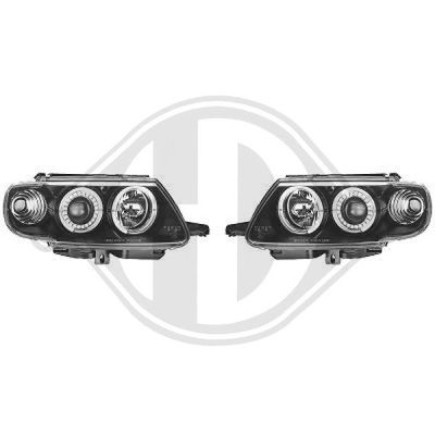 Комплект главных фар DIEDERICHS 4035480 для CITROËN SAXO