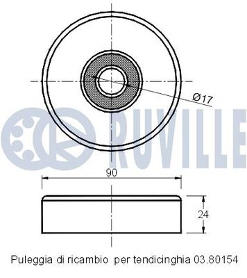 ROLA GHIDARE/CONDUCERE CUREA TRANSMISIE RUVILLE 541043 1