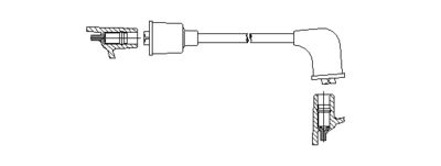 Провод зажигания BREMI 396/25 для MITSUBISHI SIGMA
