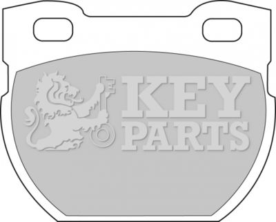 KEY PARTS KBP1250 Тормозные колодки и сигнализаторы  для LAND ROVER DEFENDER Cabrio (L316) 2.5 D 4x4 (L316)