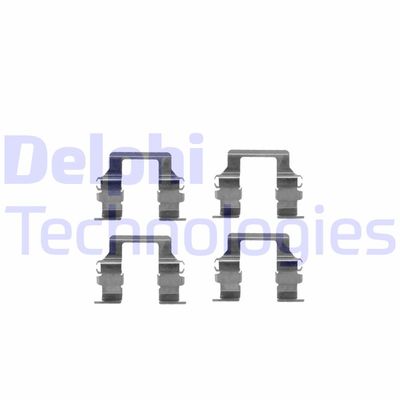 Комплектующие, колодки дискового тормоза DELPHI LX0228 для MITSUBISHI SAPPORO