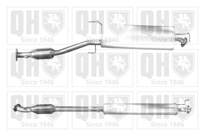 Катализатор QUINTON HAZELL QCAT92208H для TOYOTA RAV 4