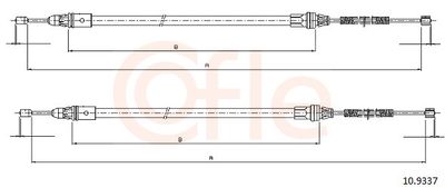CABLU FRANA DE PARCARE COFLE 109337