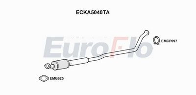 Zestaw tłumików, tłumik końcowy EUROFLO 286501Y170