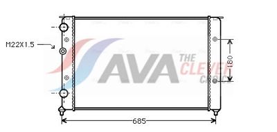 RADIATOR RACIRE MOTOR AVA Clever Choice VNA2130