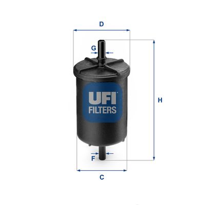 UFI 31.948.00 Топливный фильтр  для SMART ROADSTER (Смарт Роадстер)