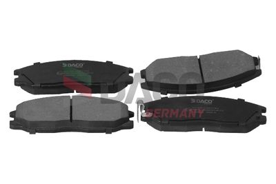 Комплект тормозных колодок, дисковый тормоз DACO Germany 321326 для SSANGYONG ACTYON