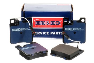 комплект спирачно феродо, дискови спирачки BORG & BECK BBP1462