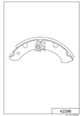MK Kashiyama K2286 Ремкомплект барабанных колодок для TOYOTA DYNA c бортовой платформой/ходовая часть (KD_, LY_, _Y2_, _U 3.0 D4d_, _Y2_, _U3_, _U4_, _U6_,...