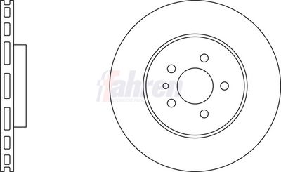 Fahren Brake Disc FBD6172