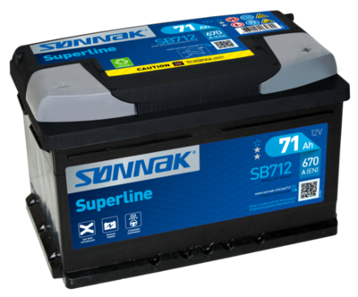 Стартерная аккумуляторная батарея SONNAK SB712 для FORD COURIER
