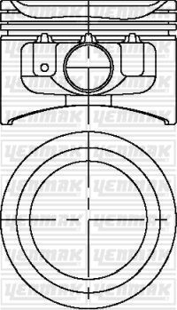 YENMAK 31-03546-000 Поршень  для LAND ROVER RANGE ROVER II (P38A) 3.9 4x4