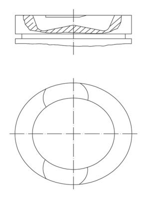 Zuiger - 037PI00107000 - MAHLE