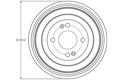 BREMSTROMMEL TRW DB4422 1