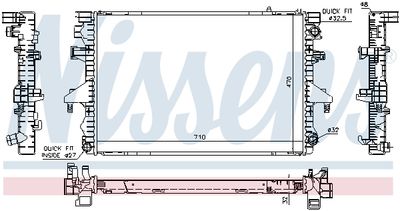 RADIATOR RACIRE MOTOR NISSENS 65283A 4
