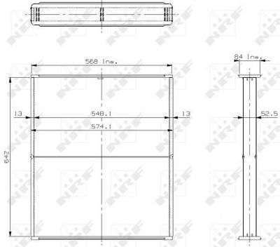 RETEA RADIATOR RACIRE MOTOR NRF 13656 1