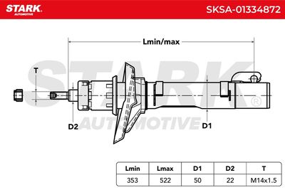 амортисьор STARK SKSA-01334872
