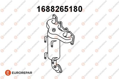 Катализатор коллектора EUROREPAR 1688265180 для FIAT LINEA