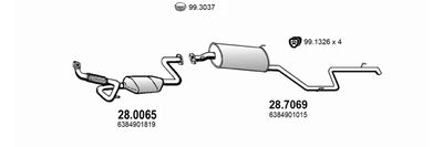 SISTEM DE ESAPAMENT ASSO ART4055