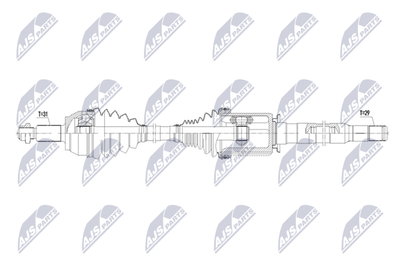 Wał napędowy NTY NPW-LR-049
