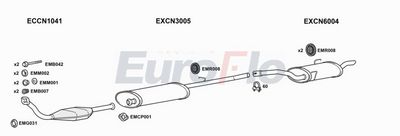 Układ wydechowy EUROFLO CNDIS19D7008A02
