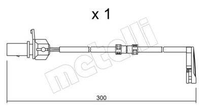 SENZOR DE AVERTIZARE UZURA PLACUTE DE FRANA