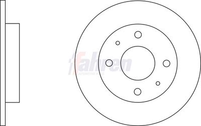 Fahren Brake Disc FBD6405