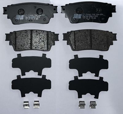 BREMSBELAGSATZ SCHEIBENBREMSE JURID 574268J 1