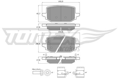 Bremsbelagsatz, Scheibenbremse